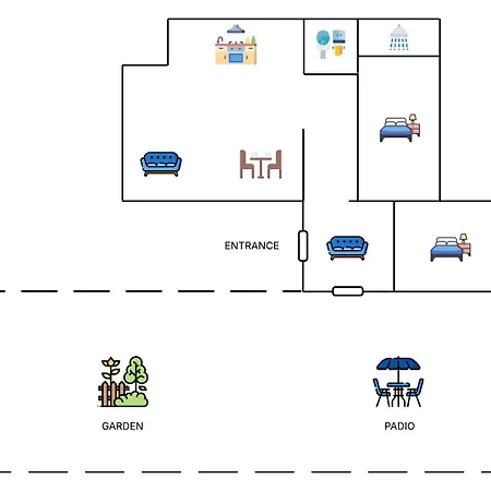 Modern And Elegant In A Quiet Part Of 公寓
